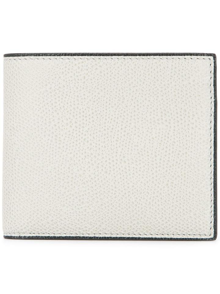 Valextra Simple Grip Billfold Wallet - Grey