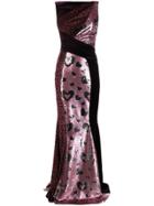 Talbot Runhof Torpedo Evening Gown - Pink