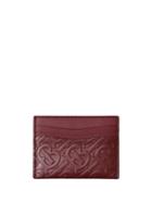 Burberry Monogram Leather Card Case - Red