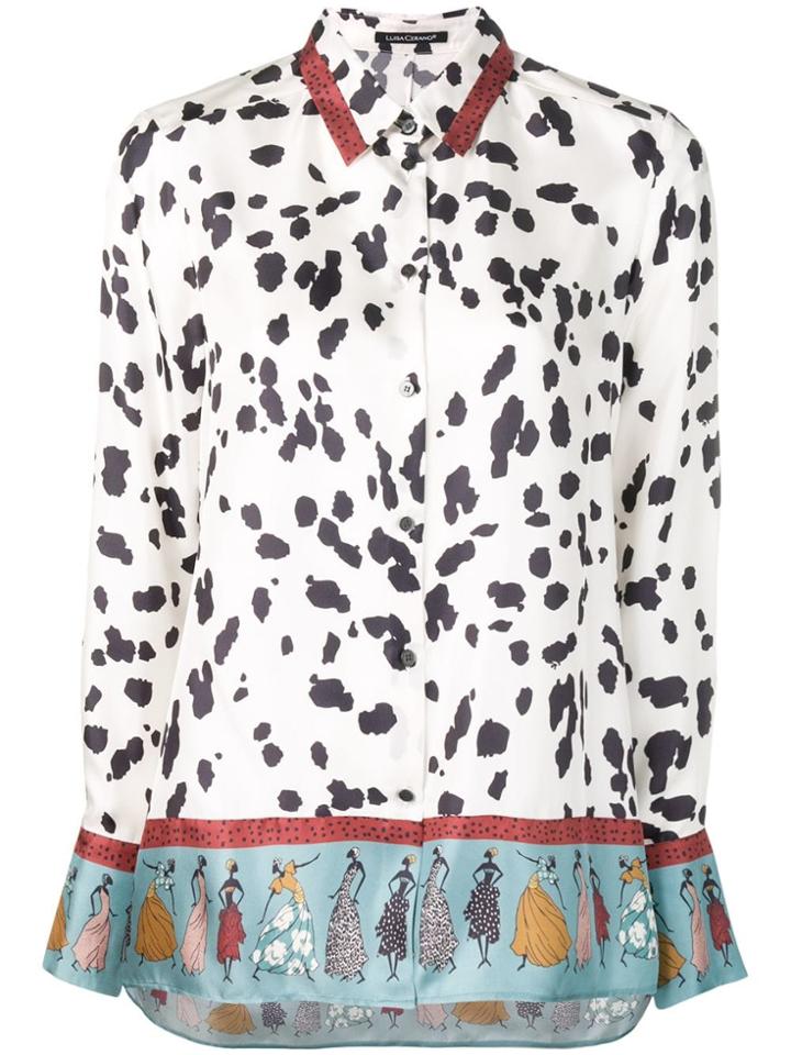 Luisa Cerano Printed Shirt - White