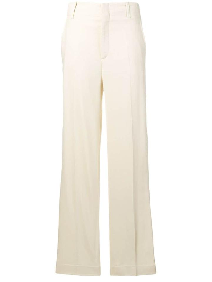 Les Coyotes De Paris Filippa Straight-leg Trousers - White