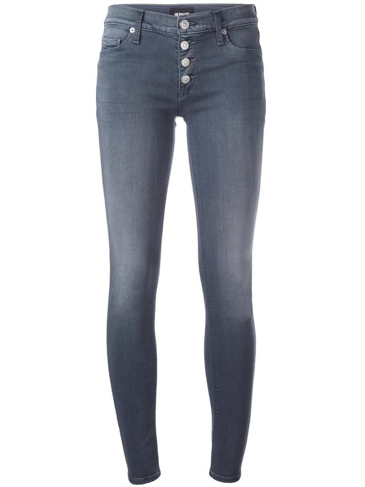 Hudson - Ciara Skinny Jeans - Women - Cotton/polyester/spandex/elastane/rayon - 26, Grey, Cotton/polyester/spandex/elastane/rayon