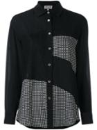 Paul & Joe - Patchwork Shirt - Women - Silk/viscose - 1, Black, Silk/viscose