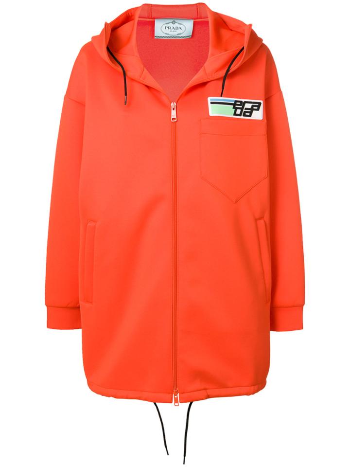 Prada Hooded Jacket - Yellow & Orange