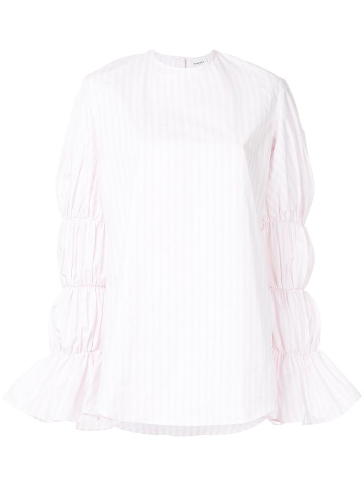 Monographie Multi Sleeved Puff Shirt - Pink & Purple