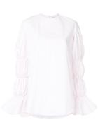 Monographie Multi Sleeved Puff Shirt - Pink & Purple