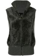Chanel Vintage Cc Sports Line Reversible Sleeveless Vest Jacket - Grey