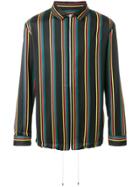 Palm Angels Zipped Stripe Jacket - Black