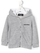 Dsquared2 Kids - Logo Zip Hoodie - Kids - Cotton - 24 Mth, Grey