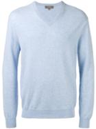 N.peal V Neck Sweatshirt, Men's, Size: Medium, Blue, Cashmere