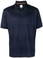 Paul Smith Dotted Stripe Polo Shirt - Blue