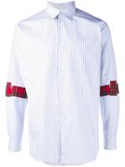 Comme Des Garçons Shirt Striped Shirt, Men's, Size: Small, White,
