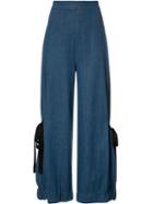 Creatures Of The Wind Peckova Trousers, Women's, Size: 4, Blue, Cotton