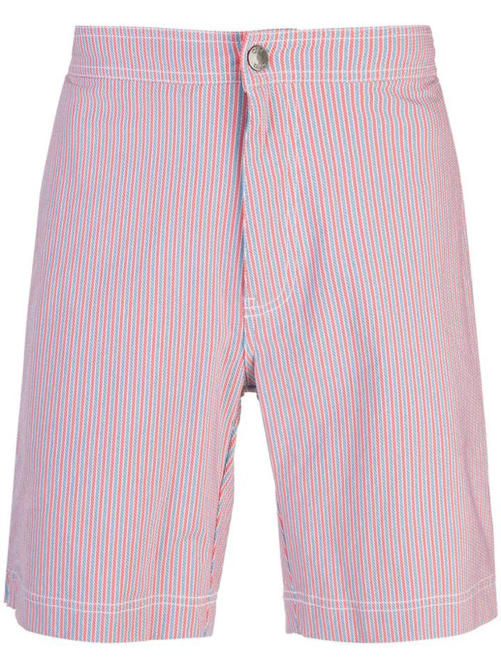 Onia Striped Swimming Shorts - Blue
