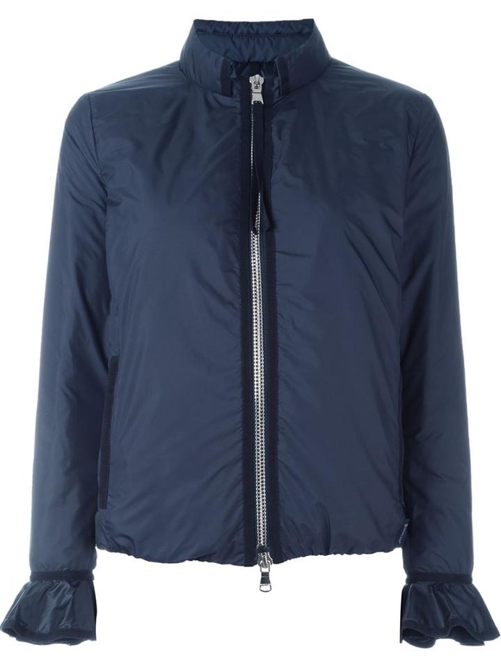 Moncler 'nancy' Jacket, Women's, Size: I, Blue, Polyester/polyamide/feather Down