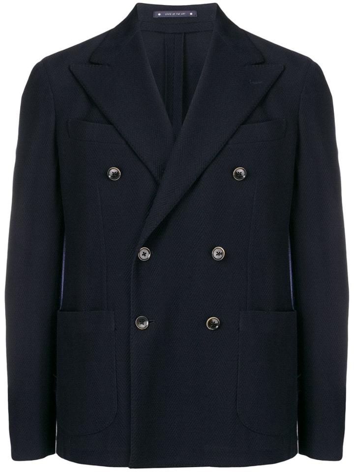 Bagnoli Sartoria Napoli Double-breasted Blazer - Blue