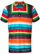 Paul Smith - Geometric Striped Polo Shirt - Men - Cotton/polyamide - M, Cotton/polyamide