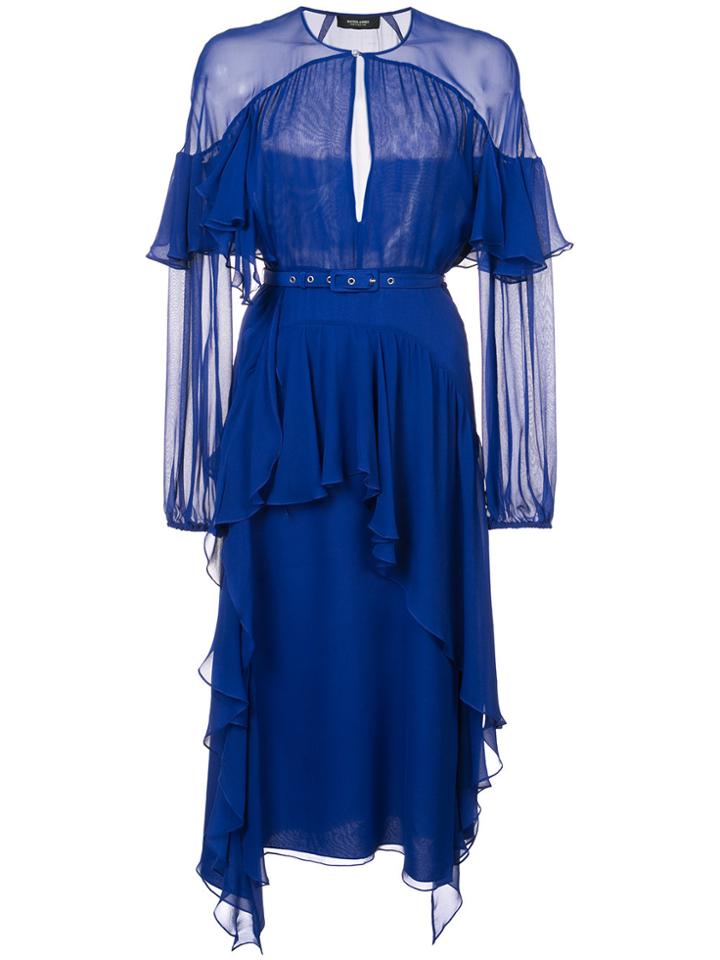 Rachel Comey Ruffled Midi Dress - Blue