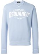 Dsquared2 Summer Logo Sweatshirt, Men's, Size: Xl, Blue, Cotton