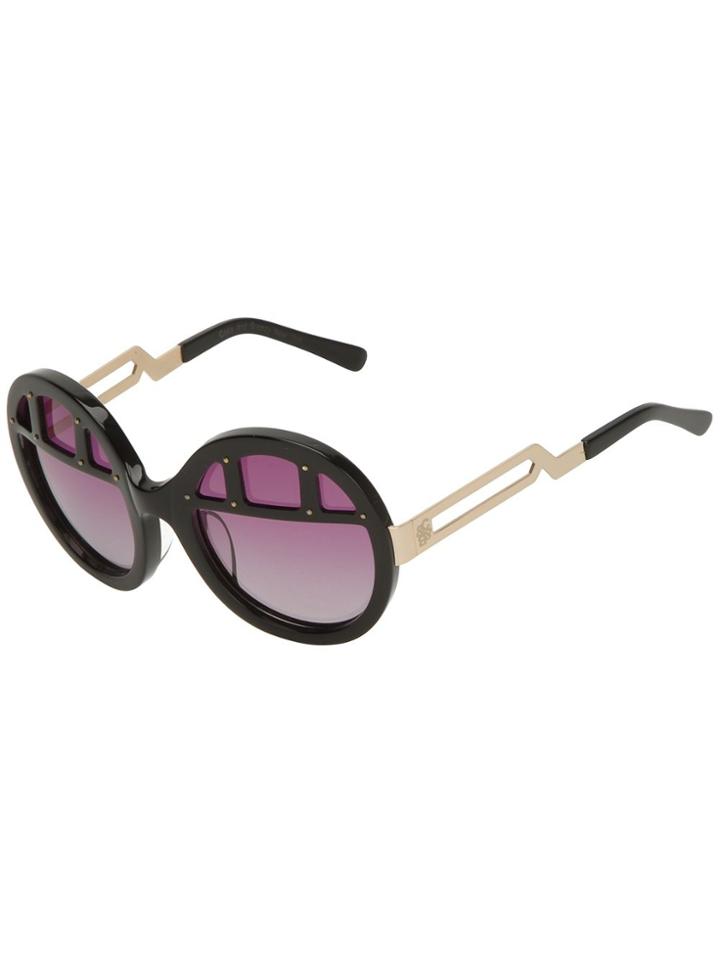 Coco And Breezy Round Sunglasses - Black