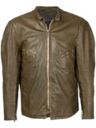 Fake Alpha Vintage 1960s Schott Leather Jacket - Brown
