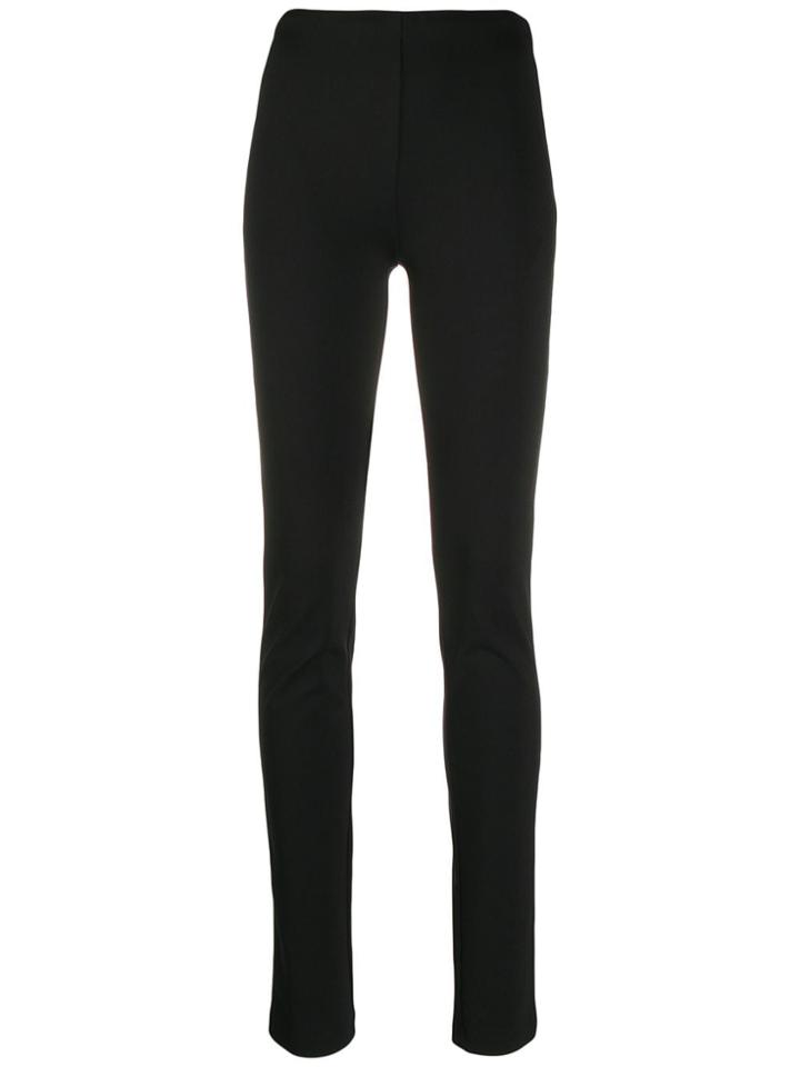 M Missoni High-waist Skinny Trousers - Black