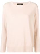 Fabiana Filippi Long-sleeve Fitted Sweater - Nude & Neutrals