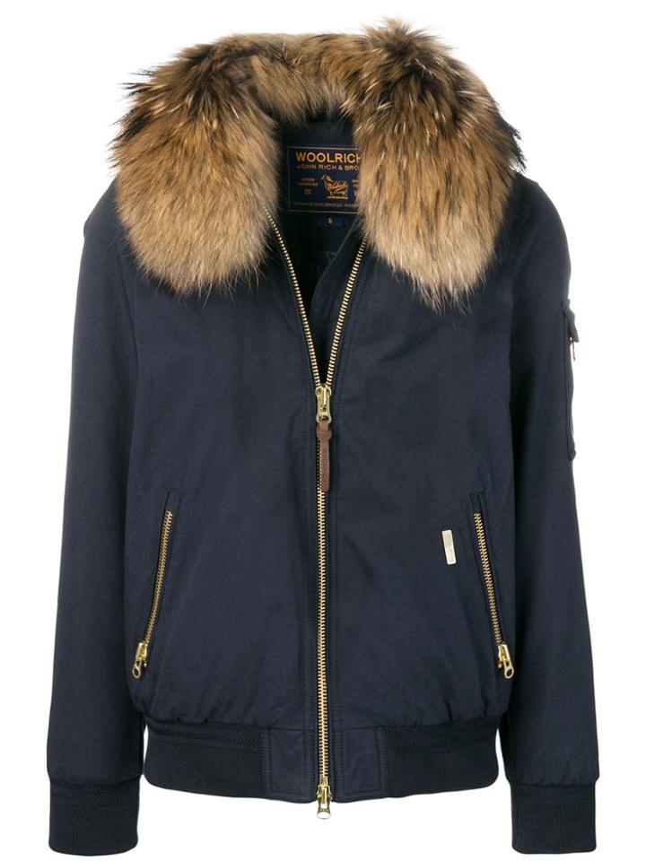 Woolrich Embroidered Jacket - Blue