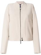 Armani Jeans Cropped Fitted Jacket - Nude & Neutrals