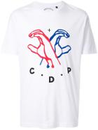 Commune De Paris Contrast Logo T-shirt - White