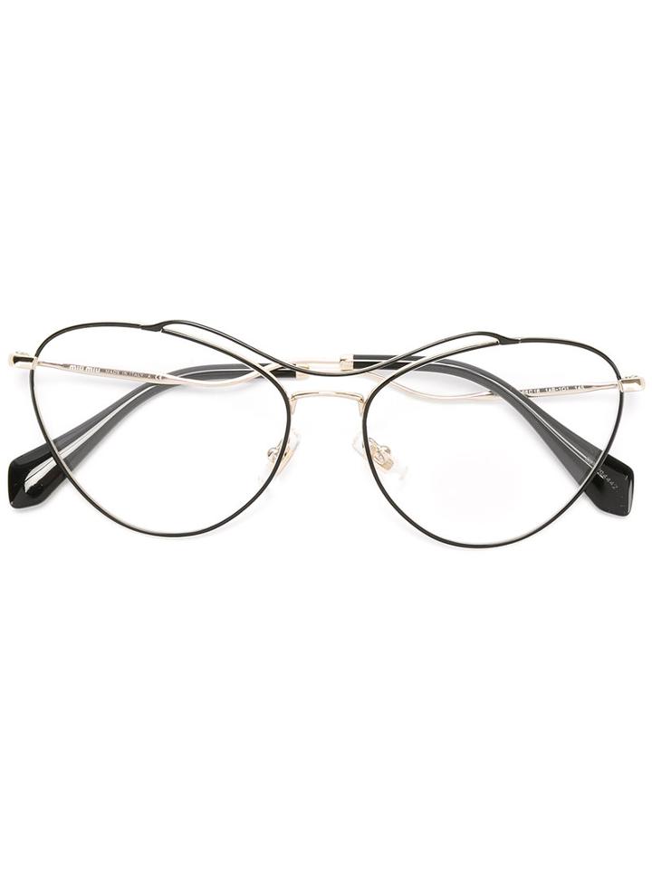 Miu Miu Eyewear - Oversized Glasses - Women - Acetate/metal - 56, Grey, Acetate/metal