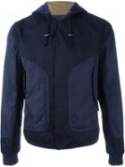 Moncler 'bryan' Hooded Jacket, Men's, Size: 2, Blue, Polyamide/spandex/elastane/cotton