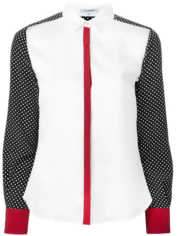 Guild Prime Dotted Print Shirt - White