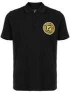 Fendi Printed Ff Logo Polo Shirt - Black