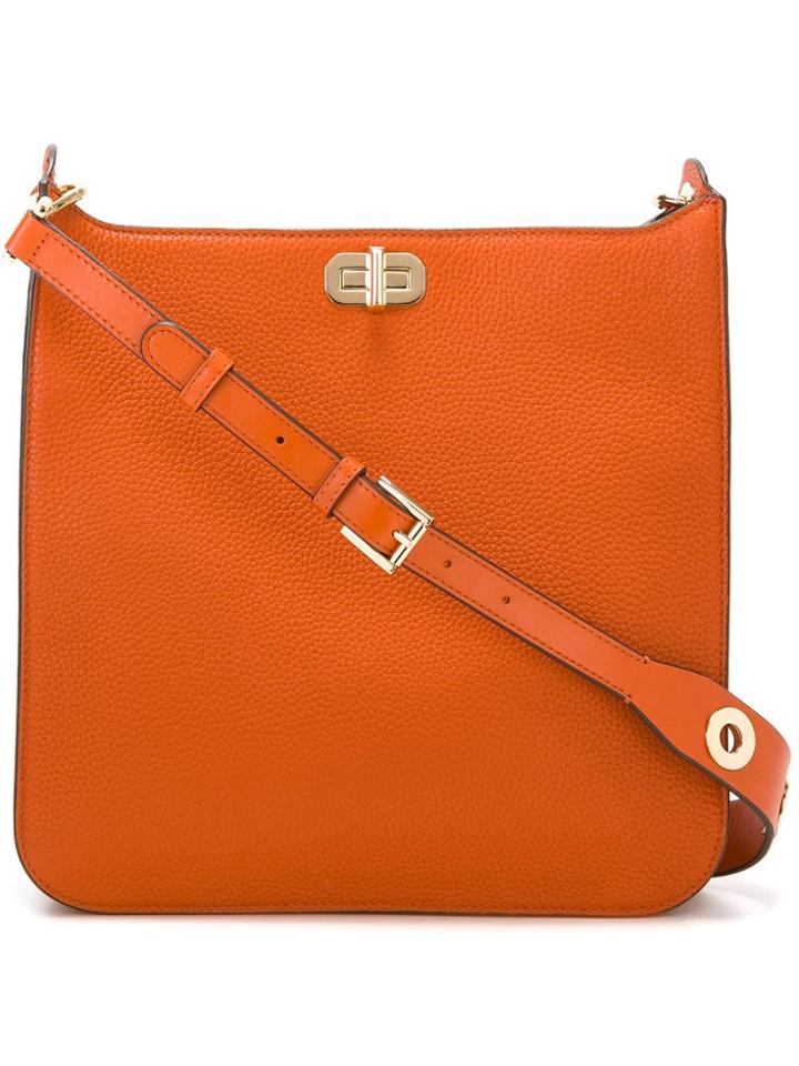 Michael Michael Kors Logo Plaque Shoulder Bag - Yellow & Orange