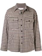 Golden Goose Deluxe Brand Plaid Shirt Jacket - Nude & Neutrals