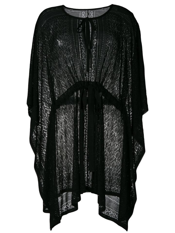 Twin-set Kaftan Blouse - Black