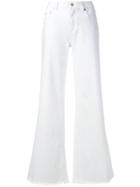 Michael Michael Kors High Waist Flare Trousers - White