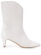 The Seller Pointed Toe Boots - White