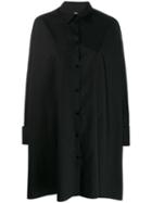 Maison Margiela Flared Button-down Shirt Dress - Black