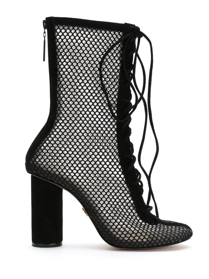 Andrea Bogosian Embellished Leather Boots - Black