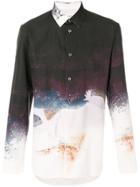 Maison Margiela Fitted Printed Shirt - Pink & Purple