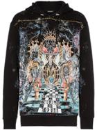 Balmain Dangerous Zip Side Hooded Cotton Jumper - Black