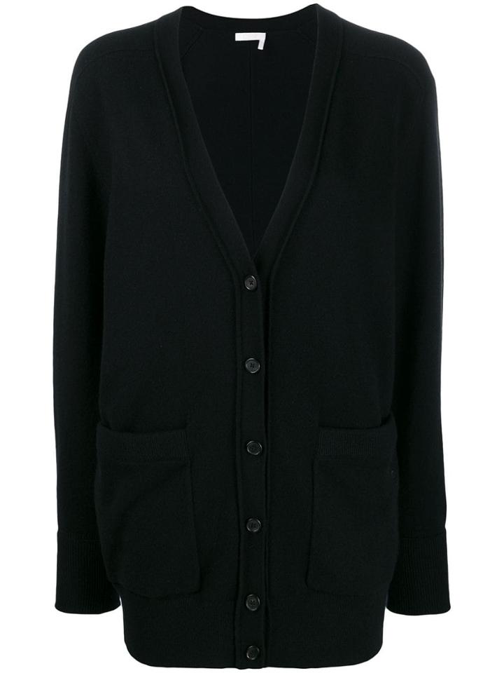 Chloé V-neck Cardigan - Black