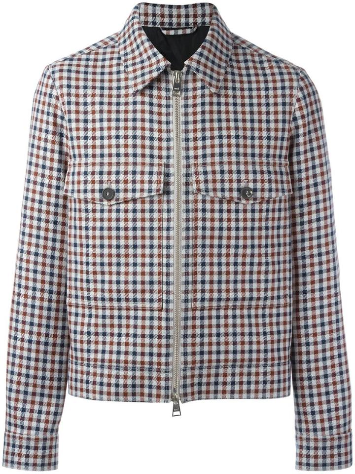 Ami Alexandre Mattiussi Zipped Jacket - Blue