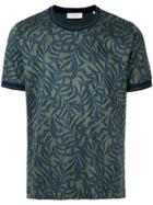 Cerruti 1881 Tropical-pattern T-shirt - Blue