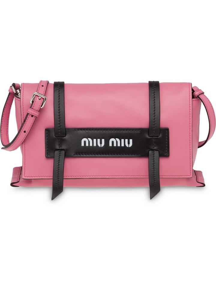 Miu Miu Grace Lux Shoulder Bag - Pink & Purple