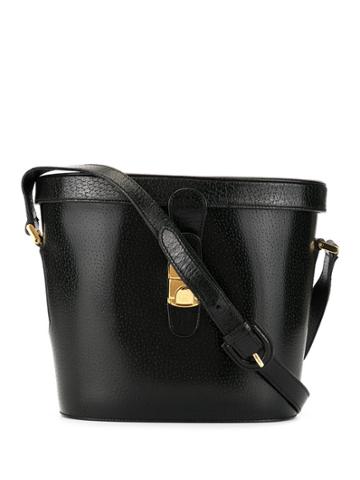 Gucci Pre-owned Lit Fastened Shoulder Bag - Black