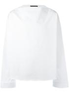 Haider Ackermann Boat Neck Sweatshirt, Men's, Size: Large, White, Cotton