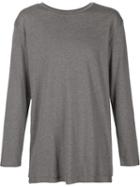 Rochambeau Longsleeved T-shirt, Men's, Size: M, Grey, Cotton